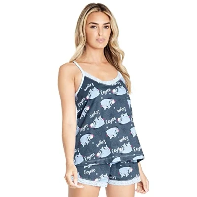 Afbeelding van Disney Pyjamaset, pyjamaset voor dames, Donkerblauw Iejoor