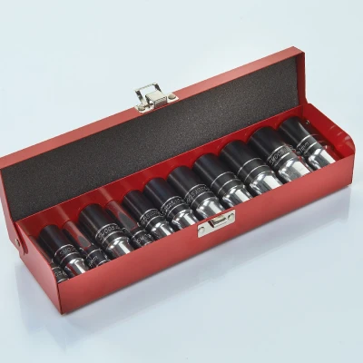 Afbeelding van Lange doppenset 12 delig 3/8&quot;