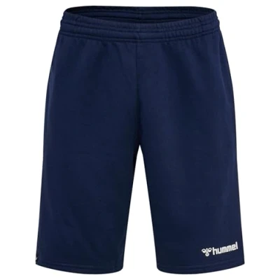 Afbeelding van Hummel hmlmover cotton bermuda short navy 2056007026, maat XXL