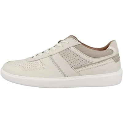 Afbeelding van Clarks Cambro Race Herensneakers, White Combi