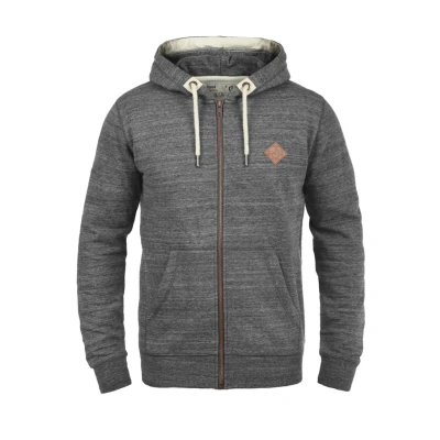 Afbeelding van Solid Sdcraig Sweater met rits, Heren, Maat: Small, Grey melange