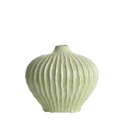 Afbeelding van Light &amp; Living Vaas LORITO 35x21x30cm Groen