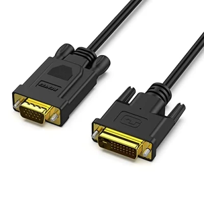 Afbeelding van BENFEI DVI D naar VGA kabel, 24+1 1,8 m verguld