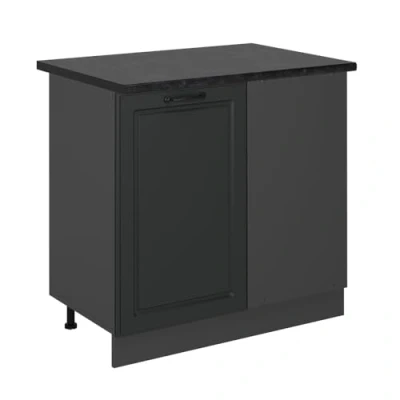 Afbeelding van Vicco Hoekkast R Line, Antraciet landhuis/Antraciet, 86 cm , WB