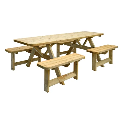 Afbeelding van Picknicktafel Belfast XL 240 Open instap