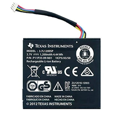Afbeelding van Texas Instruments N2BT/BKT/A vervangende batterij met kabel voor TI Nspire CX, CX CAS en 84 Plus C Silver Edition
