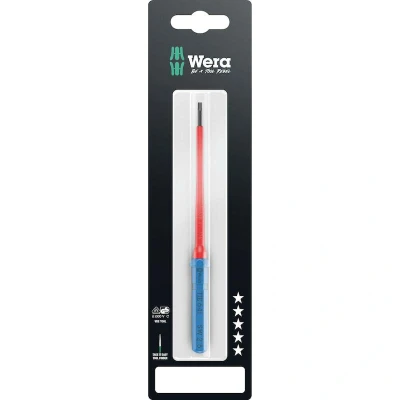 Afbeelding van Wera Kraftform Kompakt VDE 64 i 2,5 x 157 mm TIE SB Elektronica Inbus Verwisselbare kling 2.5