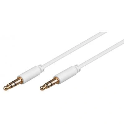 Image de Câble double jack 3.5 mm Blanc 2m