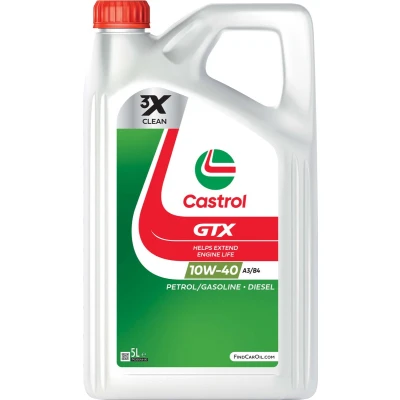 Afbeelding van Castrol GTX Ultraclean 10W 40 A3/B4 5ltr 1848041