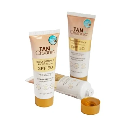 Afbeelding van Tanorganic Daily Defence Tinted Facial SPF50 50 ML