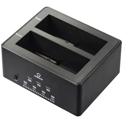 Afbeelding van Renkforce RF 5576396 USB 3.2 Gen 1 (USB 3.0) SATA 2 poorten Harde schijf dockingstation 2.5 inch, 3.5 inch Met clone functie