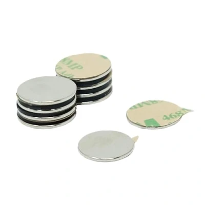 Afbeelding van neodymium magneten, 10 stuks, N42 magneten voor kunst, handwerk, modelwerk, doe het zelf, hobby, diameter 15 mm x 1 mm, 1,1 kg trekkracht, Noord