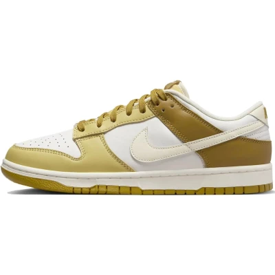 Afbeelding van Nike Sportswear DUNK Retro Sneakers laag, Heren, Maat: 45, Bronzine/coconut milk/saturn gold/sail Leer