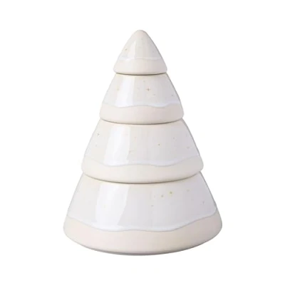 Afbeelding van Villeroy &amp; Boch Winter Glow Boom Opbergdoos Gebroken Wit