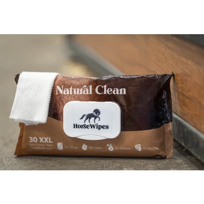 Image de HorseWipes Natural Clean 30 XXL Wipes