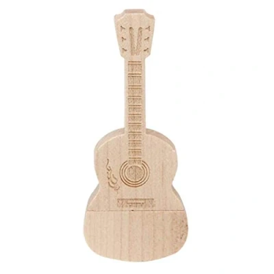 Afbeelding van Ulticool USB stick Gitaar Hout 32 GB Muziek Bruin