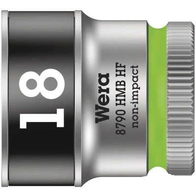 Afbeelding van Wera 8790 HMB HF Zyklop hand en machine dopsleutel 3/8&quot; 18 x 29mm