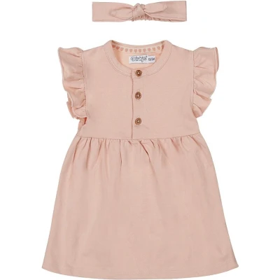 Afbeelding van Dirkje Meisjes Jurk Light coral