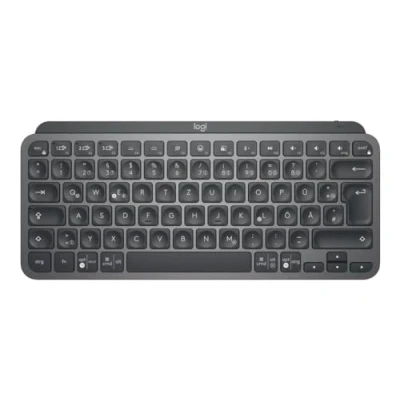 Afbeelding van Logitech MX Keys Mini for Business, draadloos toetsenbord met achtergrondverlichting, Spaans QWERTY toetsenbord, grijs