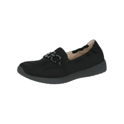 Afbeelding van Caprice Instappers, Dames, Maat: 39, Black suede Leer