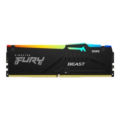 Image de Kingston FURY Beast RGB DDR5 module 32 Go DIMM 288 broches 2600 MHz / PC5 41600 CL40 1.25 V mémoire sans tampon on die ECC