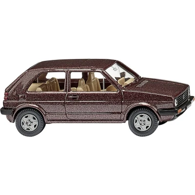 Afbeelding van Wiking 004504 H0 Auto Volkswagen Golf II, omberbruin metallic