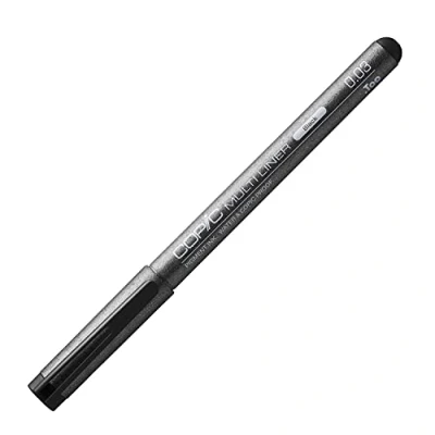 Afbeelding van Copic Markers Multiliner inkt op pigmentbasis, zwart 0,03
