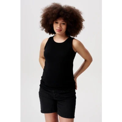 Image de Zwangerschaps Tanktop Kaysa Black S