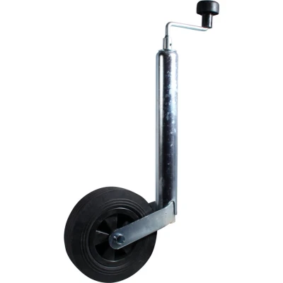 Afbeelding van Steunwiel Ø48 mm 200x50mm kunststof velg Novio Neuswielen &amp; Klemmen BouwmanAanhangwagens.nl