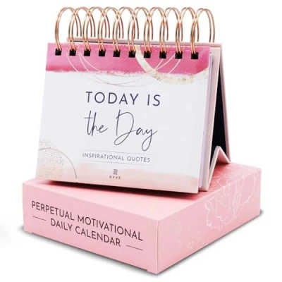 Afbeelding van RYVE motiverende kalender, dagkalender met citaten, inspirerende liefdescadeaus voor vrouwen, kantoordecoratie/kantoorgeschenken, kantoordecoraties