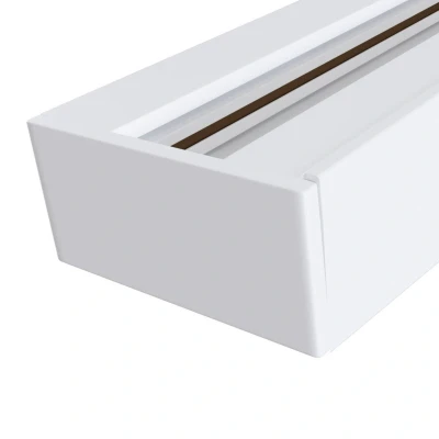 Afbeelding van 1 fase rail Track in wit, 100 cm