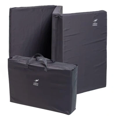 Afbeelding van Urban Kanga Matras voor bed, reismatras, 60 x 120 cm, opvouwbaar en draagbaar