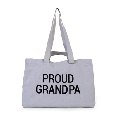 Afbeelding van Grandpa Bag Canvas Grijs