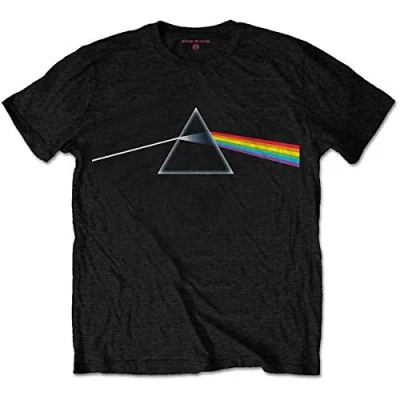 Image de T Shirt Pink Floyd DSOTM Album Unisex Noir