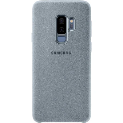 Afbeelding van Samsung S9+ Alcantara Cover Grijs