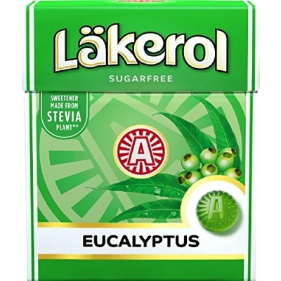 Afbeelding van Cloetta Lakerol Eucalyptus tabletten, 48 Stuk, 25 g
