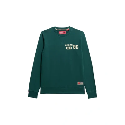 Afbeelding van Superdry Athletic Sweater, Heren, Maat: XXL, Dark pine green