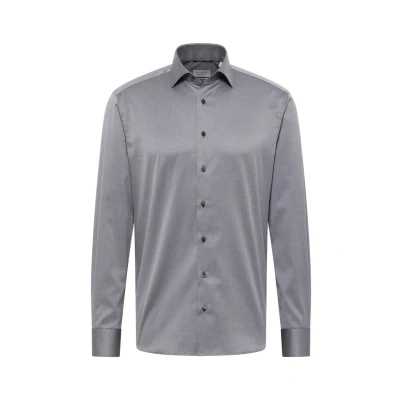 Afbeelding van Eterna Cover Shirt Modern FIT Zakelijk overhemd, Heren, Maat: 39x65, Steingrau