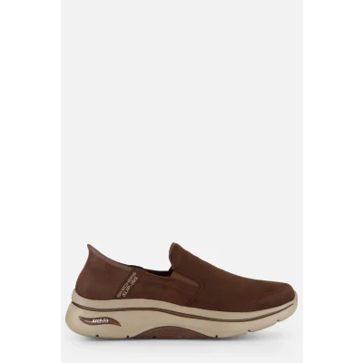 Afbeelding van Skechers Instappers Instappers, Heren, Maat: 41, Bruin Schoenen