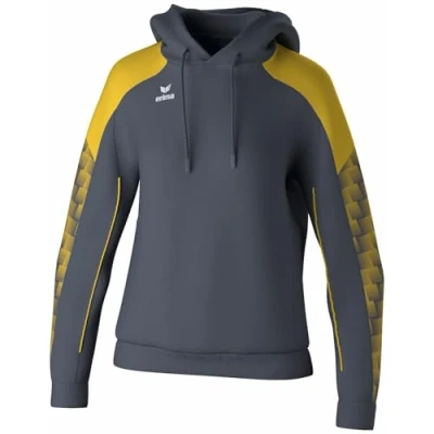 Afbeelding van Erima Evo Star Sweatshirt Met Capuchon Dames Grijs / Geel Maat: 44