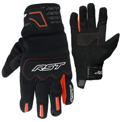 Afbeelding van RST Rider Ce Mens Glove Black Red 11 Maat Handschoen