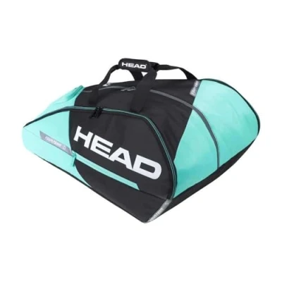 Afbeelding van HEAD Tour Team Padel Monstercombi Uniseks tennistas voor volwassenen, zwart/mint, eenheidsmaat