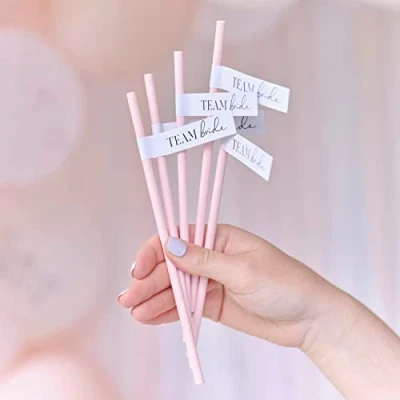 Afbeelding van Team Bride Roze Wit 16 stuks