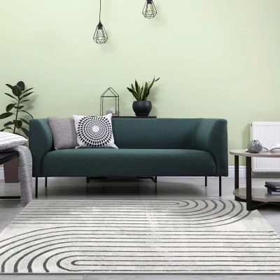 Afbeelding van Laagpolig Vloerkleed Linnea Crème/grijs 240x340 Cm