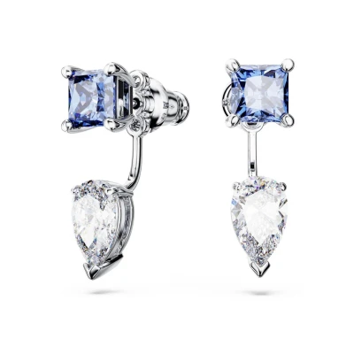 Afbeelding van Swarovski dames Mesmera oorstekers met kristal in de kleur Zilver