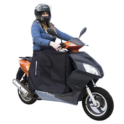 Afbeelding van Beenbescherming met warm fleece voor scooter, brommer, dient als regenbescherming [088]