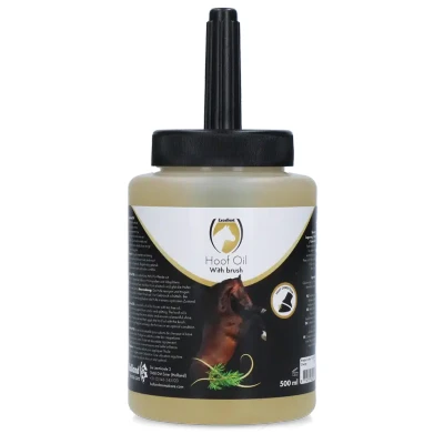 Afbeelding van Excellent Hoef Olie Natural Met Borstel Hoefverzorging 500 ml