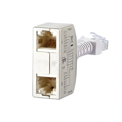 Afbeelding van BTR NETCOM pnp 2 RJ 45 2x Zilver