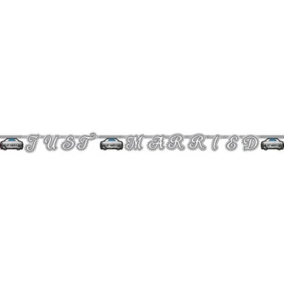 Afbeelding van Folat Letterslinger Just Married auto