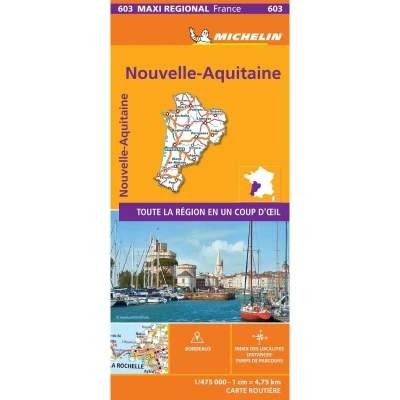 Image de Carte Régionale Maxi Nouvelle Aquitaine